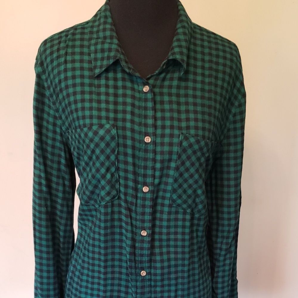 Forest Plaid Universal Threads Sz XL